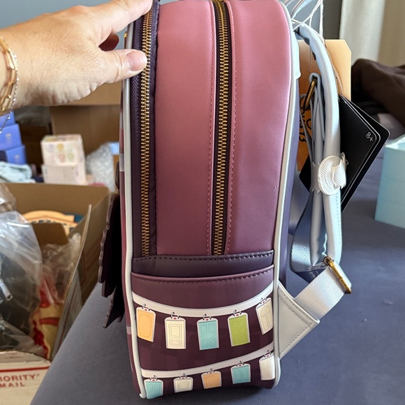 Loungefly Monsters Inc. Backpack - Purple and Blue main image 5